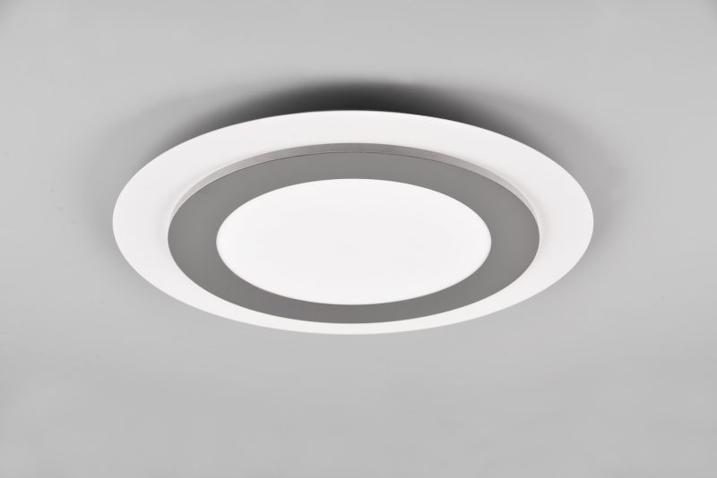 Moderne witte ronde plafonnière Morgan - Afbeelding 4