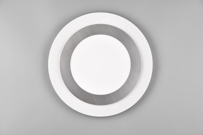 Moderne witte ronde plafonnière Morgan - Afbeelding 5