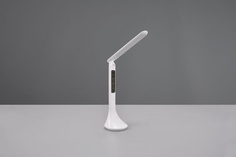 Moderne witte tafellamp met digitale klok Patty - Afbeelding 5
