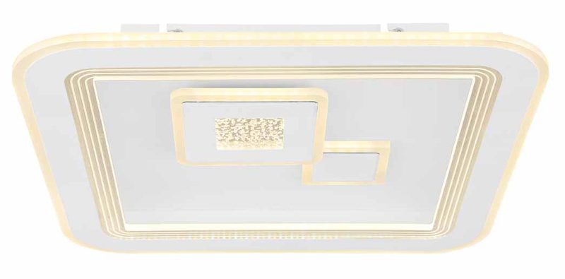 Moderne witte vierkante plafondlamp Globo Valeria - Afbeelding 2