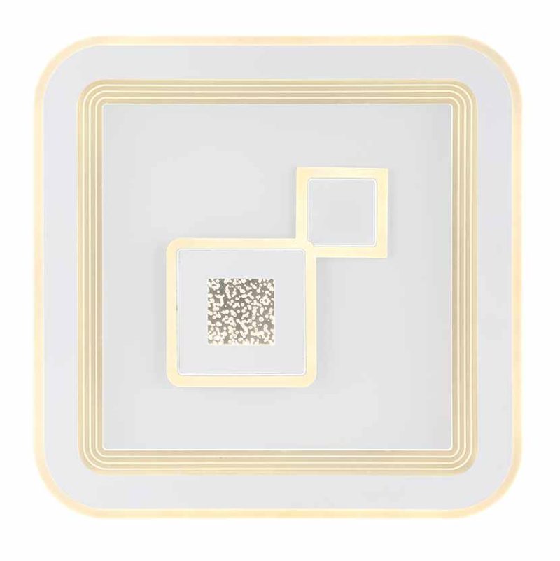 Moderne witte vierkante plafondlamp Globo Valeria - Afbeelding 3