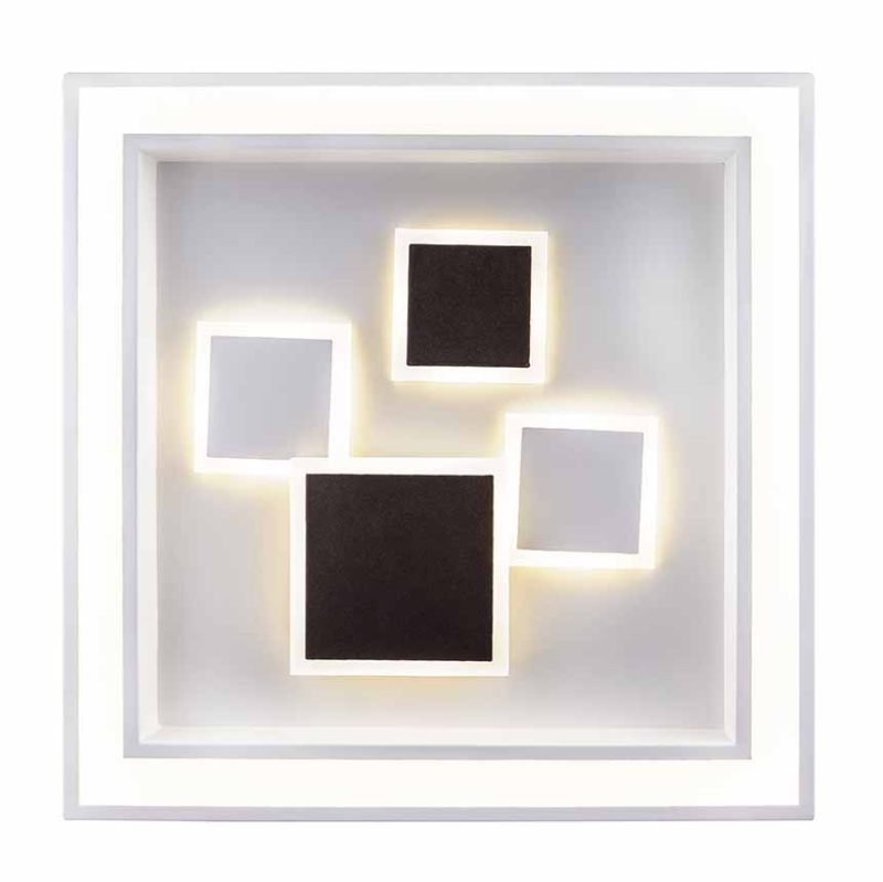 Moderne witte vierkante plafondlamp Globo Nolo - Afbeelding 3
