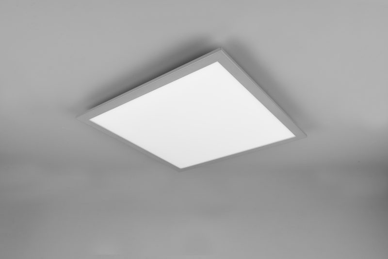 Moderne zilveren plafonnière met wit Gamma - Afbeelding 3