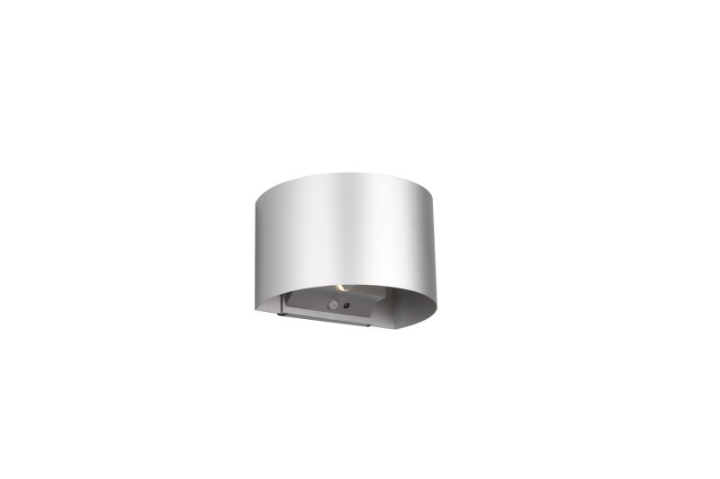 Moderne zilveren ronde buitenlamp Talent - Afbeelding 3