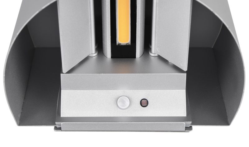 Moderne zilveren ronde buitenlamp Talent - Afbeelding 6