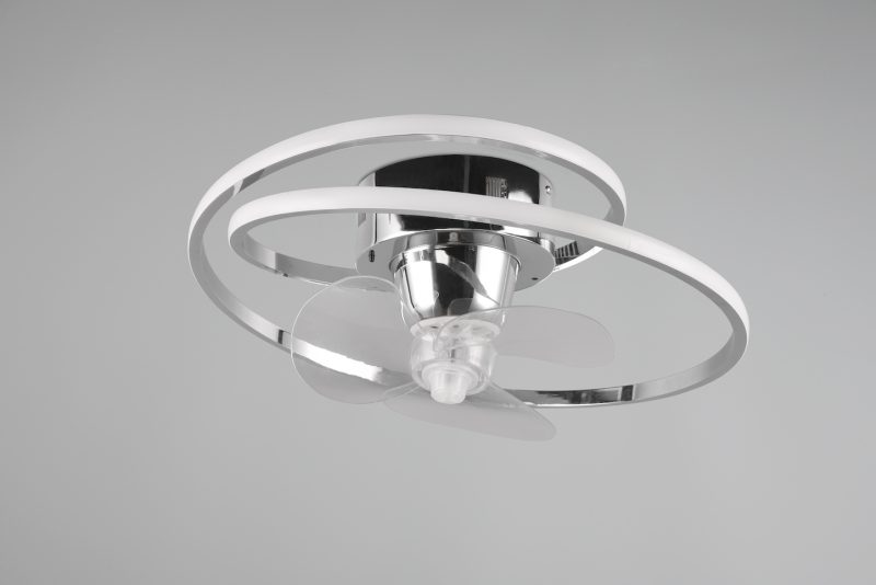 Moderne zilveren ventilator plafondlamp Umea - Afbeelding 2