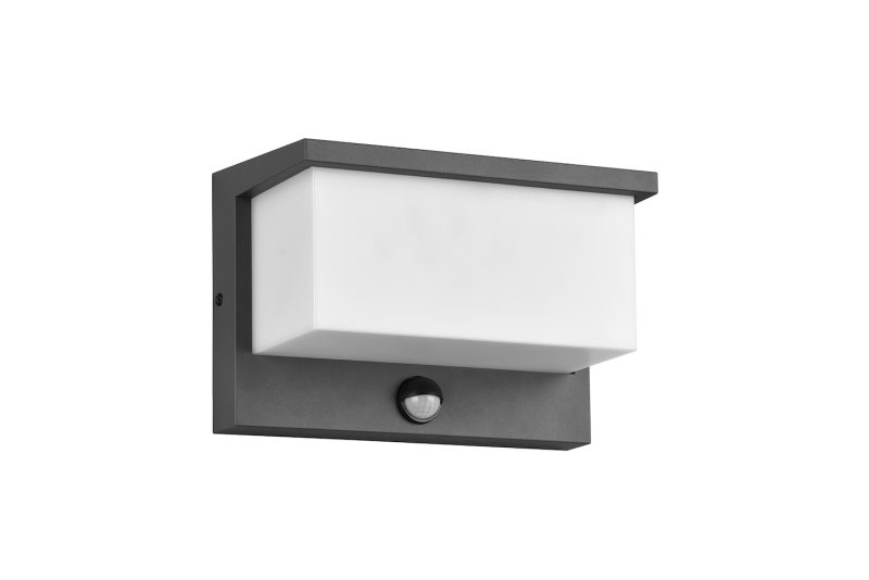 Moderne zwarte buitenlamp met bewegingssensor Nestos - Afbeelding 5
