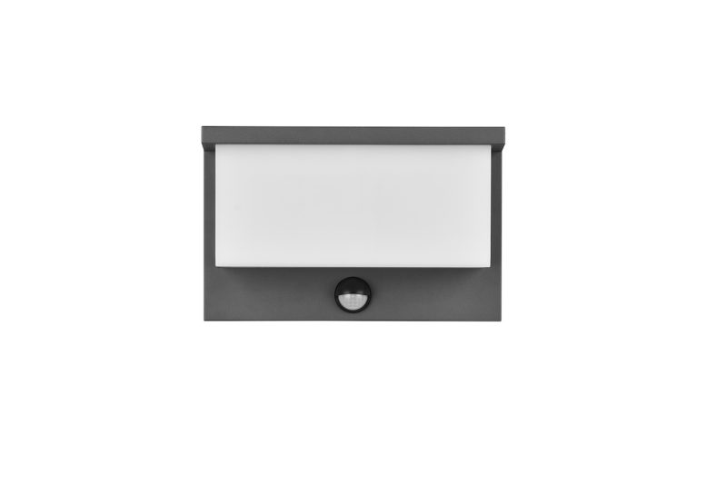 Moderne zwarte buitenlamp met bewegingssensor Nestos - Afbeelding 6