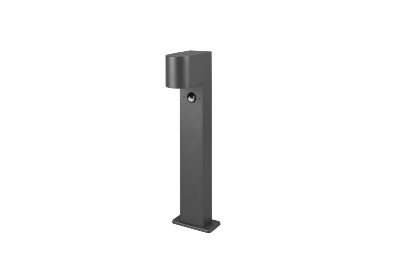 Moderne zwarte buitenlamp op paal Roya - Afbeelding 4