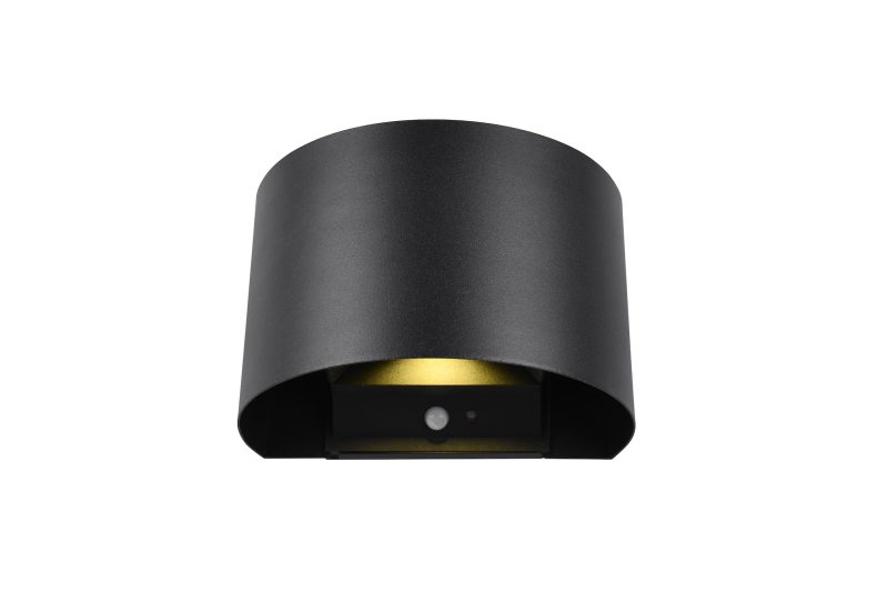 Moderne zwarte halfronde buitenlamp Talent - Afbeelding 5