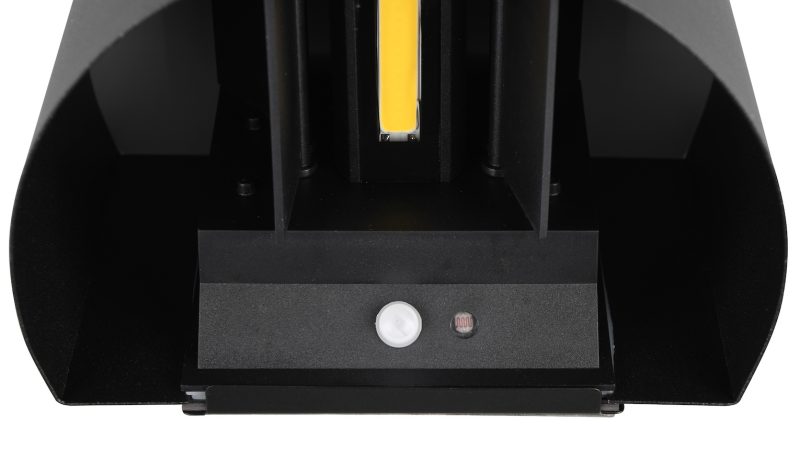 Moderne zwarte halfronde buitenlamp Talent - Afbeelding 6