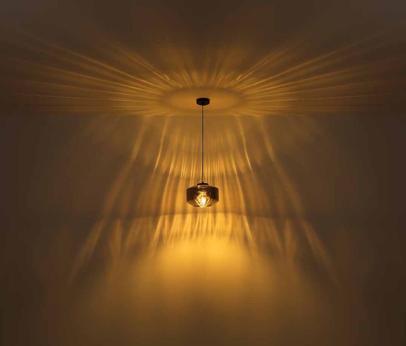 Moderne zwarte hanglamp metaal Globo Christiana - Afbeelding 3