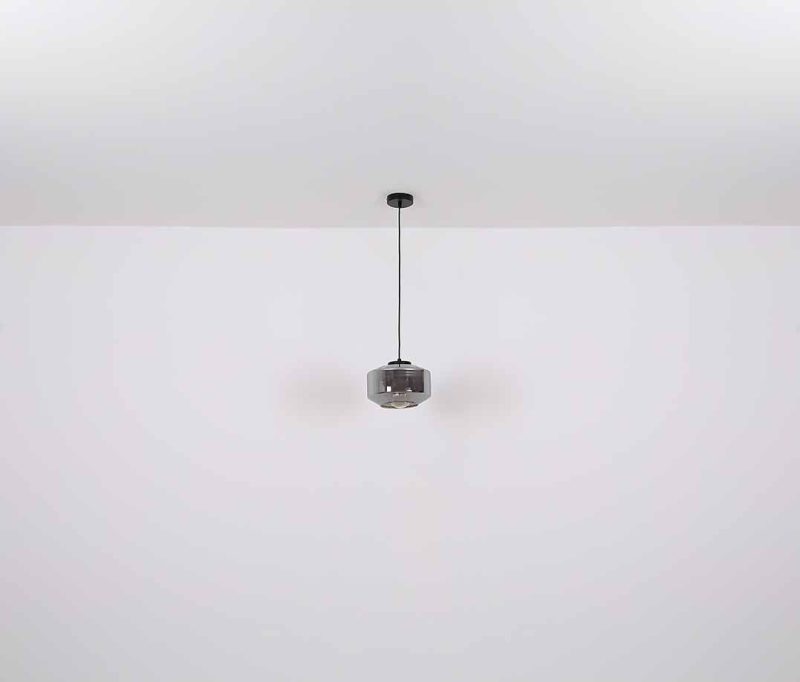 Moderne zwarte hanglamp metaal Globo Christiana - Afbeelding 5