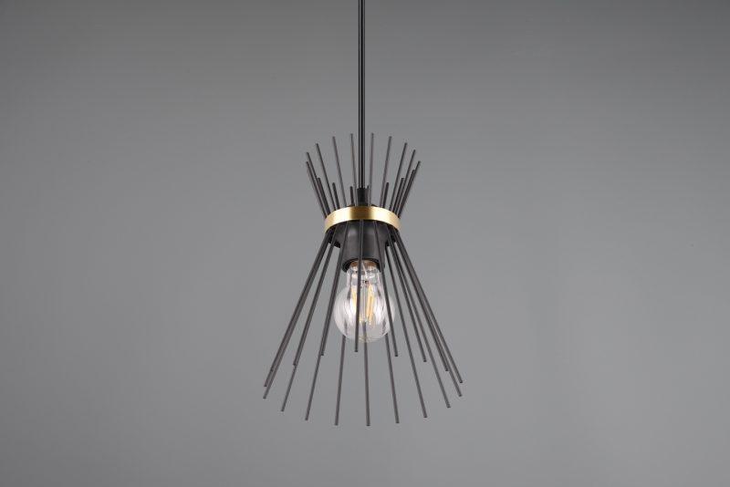 Moderne zwarte hanglamp staafjes Rod - Afbeelding 5