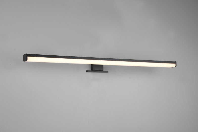 Moderne zwarte kunststof wandlamp Lino - Afbeelding 2