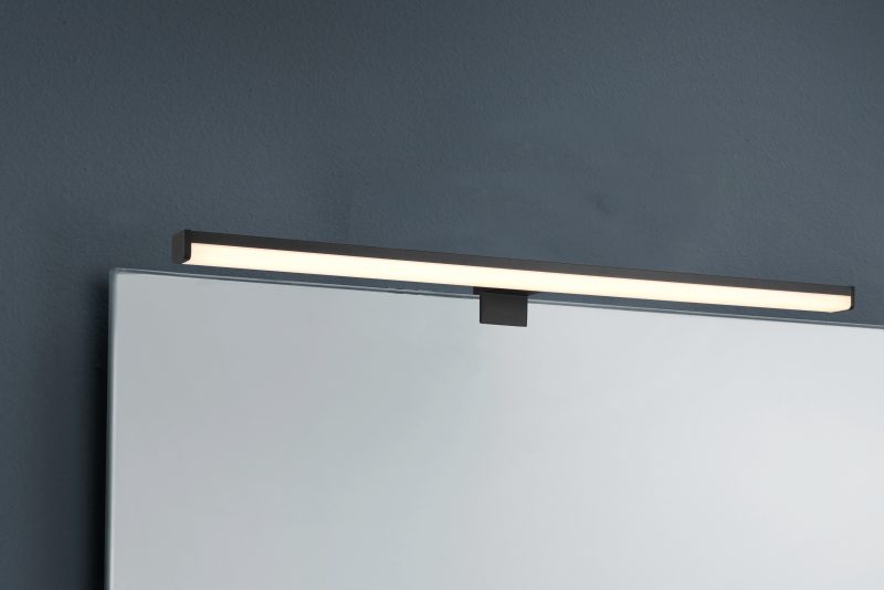 Moderne zwarte kunststof wandlamp Lino - Afbeelding 3