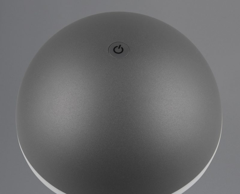 Moderne zwarte paddenstoel oplaadbare tafellamp Fungo - Afbeelding 2
