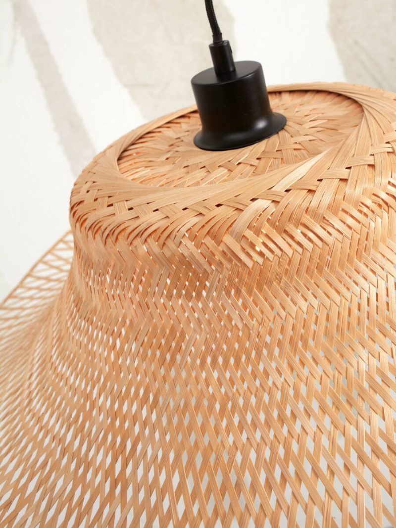 Naturel bamboe bohemian vloerlamp GOOD&MOJO Ibiza - Afbeelding 3