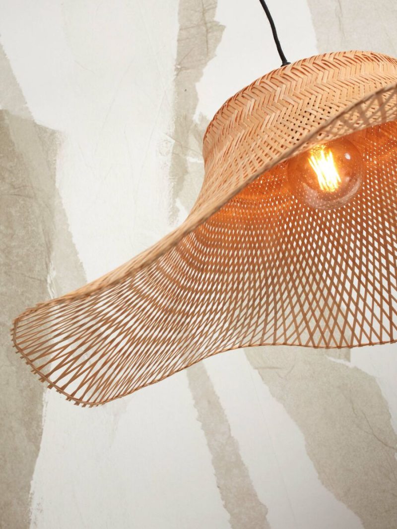 Naturel bamboe bohemian vloerlamp GOOD&MOJO Ibiza - Afbeelding 4