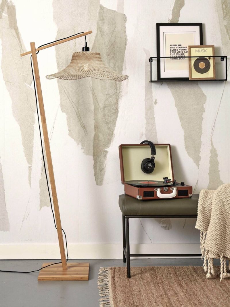 Naturel bamboe bohemian vloerlamp GOOD&MOJO Ibiza - Afbeelding 5