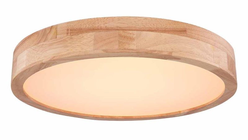 Naturel metalen landelijke plafondlamp Globo Rainer - Afbeelding 3