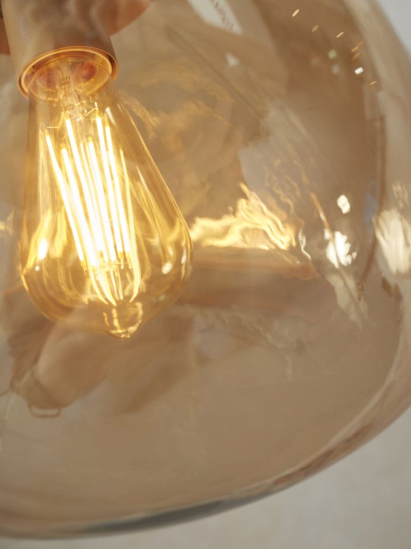 Naturel moderne glazen-metalen hanglamp It's About RoMi Helsinki - Afbeelding 7