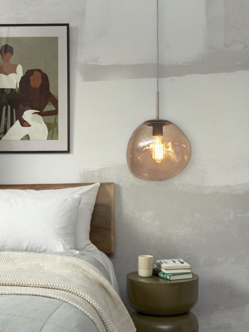 Naturel moderne glazen-metalen hanglamp It's About RoMi Helsinki - Afbeelding 10
