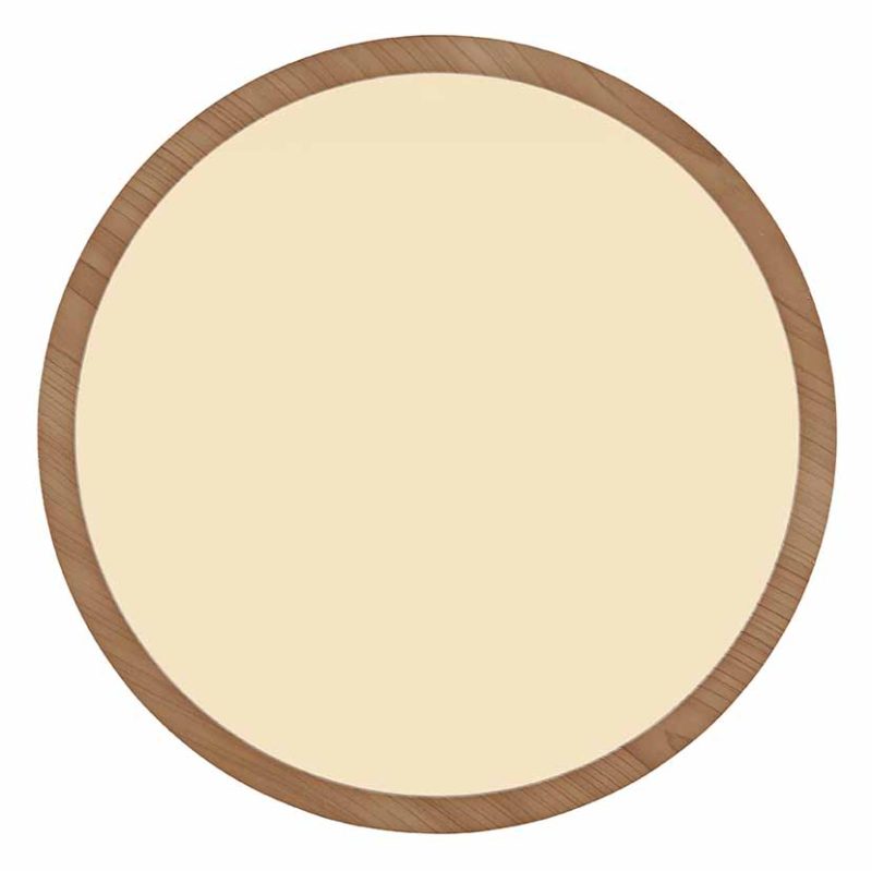 Naturel plastic klassieke plafondlamp Globo Sapana - Afbeelding 2
