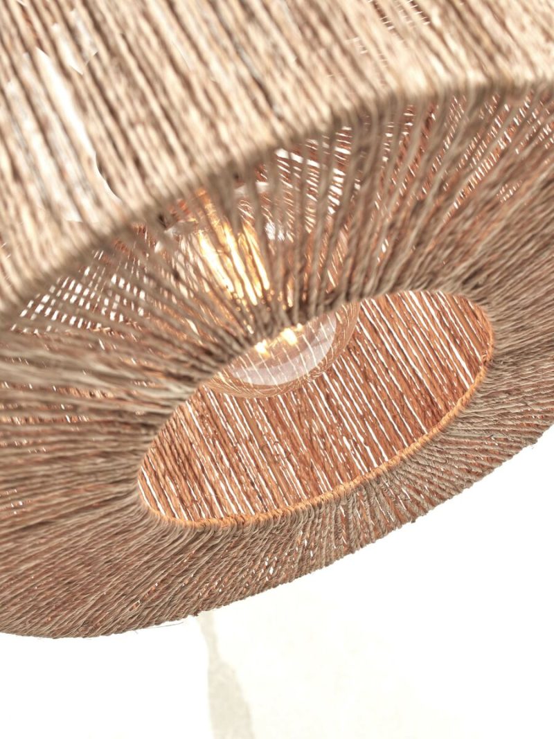 Naturel rieten bamboe vloerlamp bohemian GOOD&MOJO Iguazu - Afbeelding 4