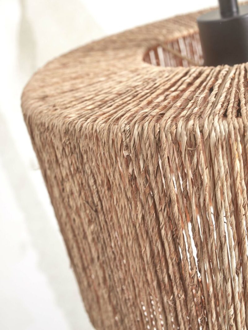 Naturel rieten bamboe vloerlamp bohemian GOOD&MOJO Iguazu - Afbeelding 7