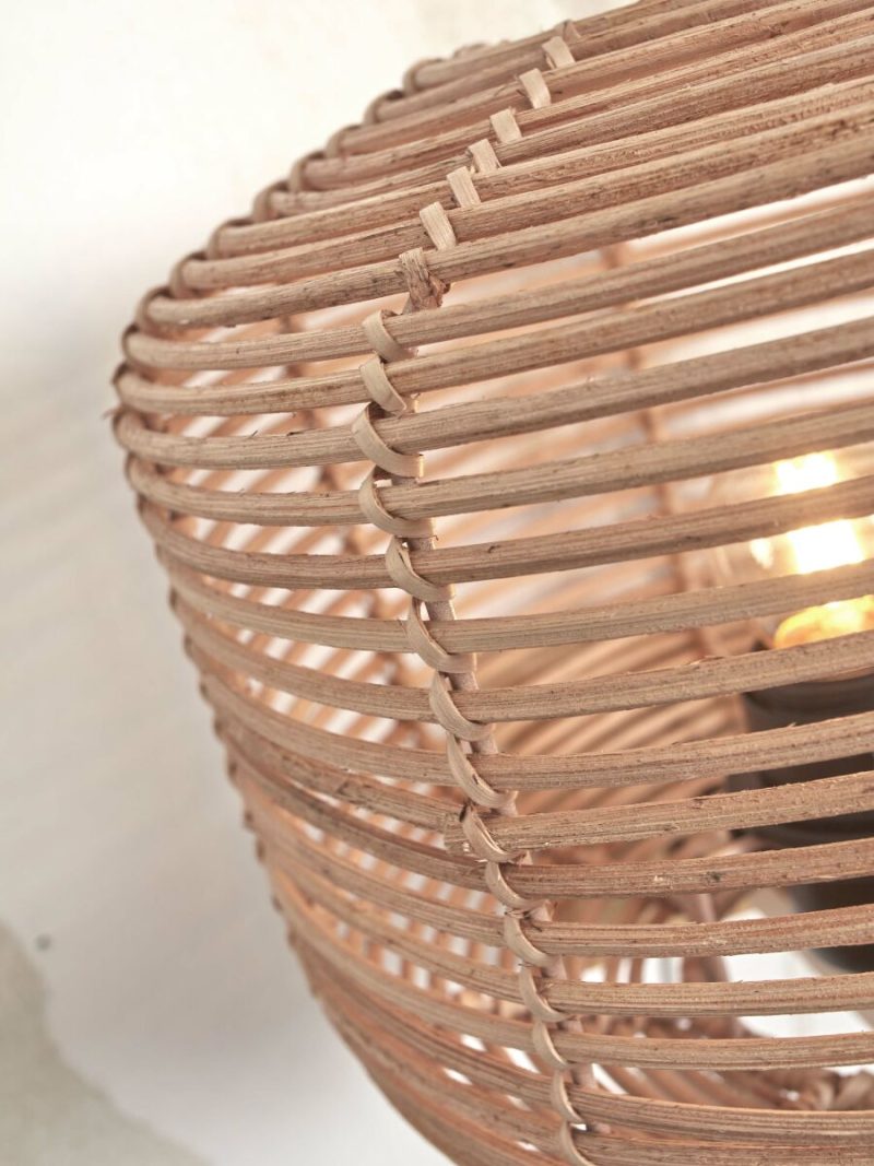 Naturel rotan bamboe vloerlamp bohemien GOOD&MOJO Tanami - Afbeelding 7