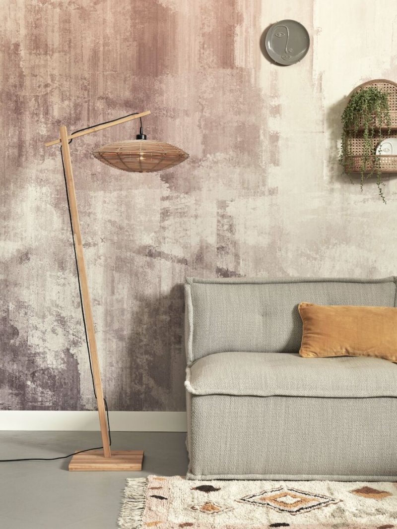 Naturel vloerlamp bohemian rotan bamboe GOOD&MOJO Tanami - Afbeelding 5