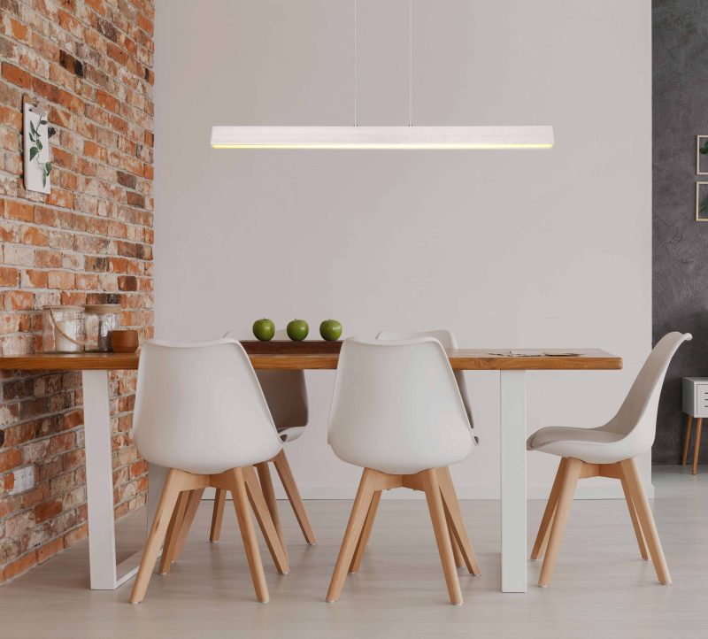 Nikkelen moderne metalen hanglamp Globo Verena - Afbeelding 4