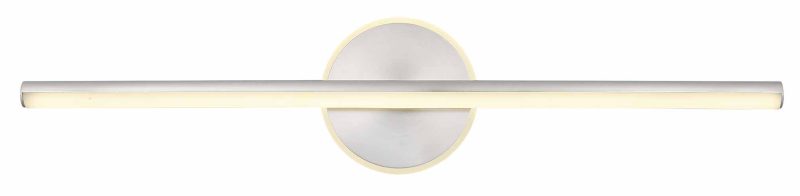 Nikkelen wandlamp modern metaal Globo Pepe - Afbeelding 2