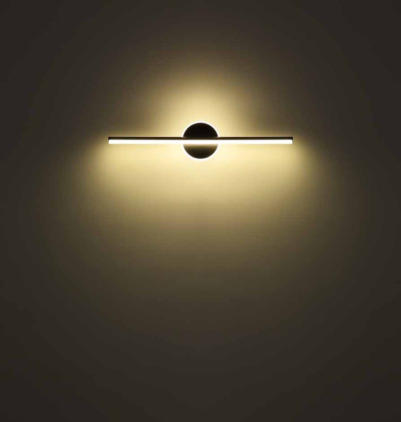 Nikkelen wandlamp modern metaal Globo Pepe - Afbeelding 3