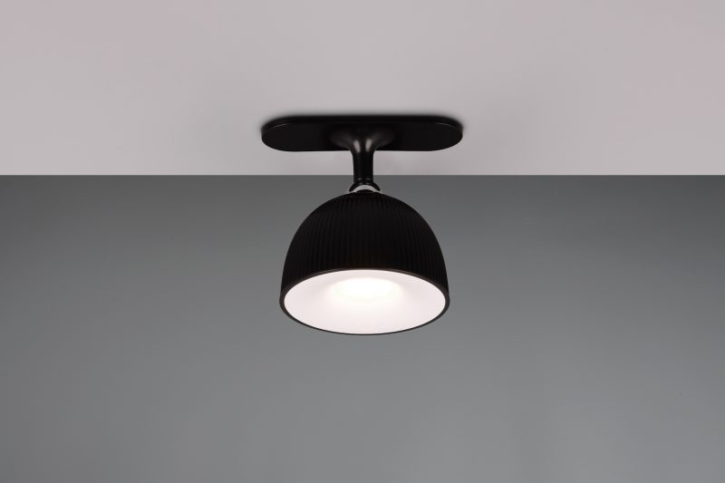 Oplaadbare moderne ronde zwarte tafellamp Maxima - Afbeelding 3