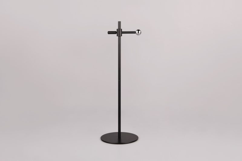 Oplaadbare moderne ronde zwarte tafellamp Maxima - Afbeelding 5