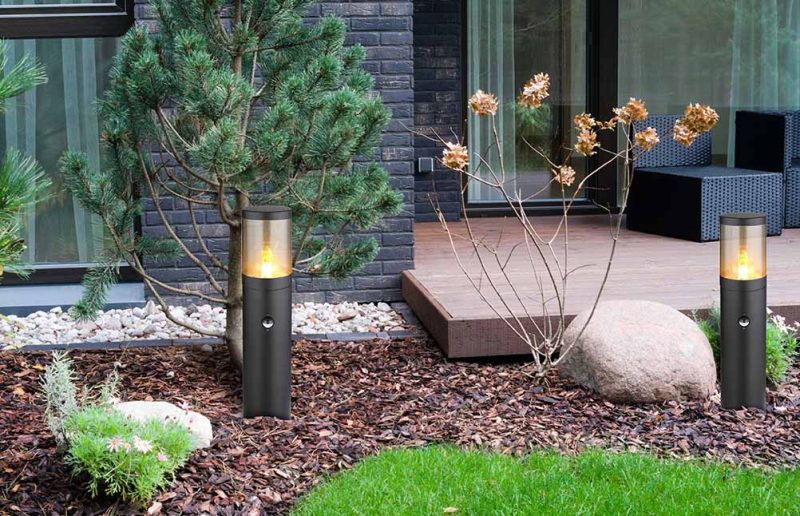 Pilaar zwarte moderne buitenlamp Globo Xeloo - Afbeelding 4