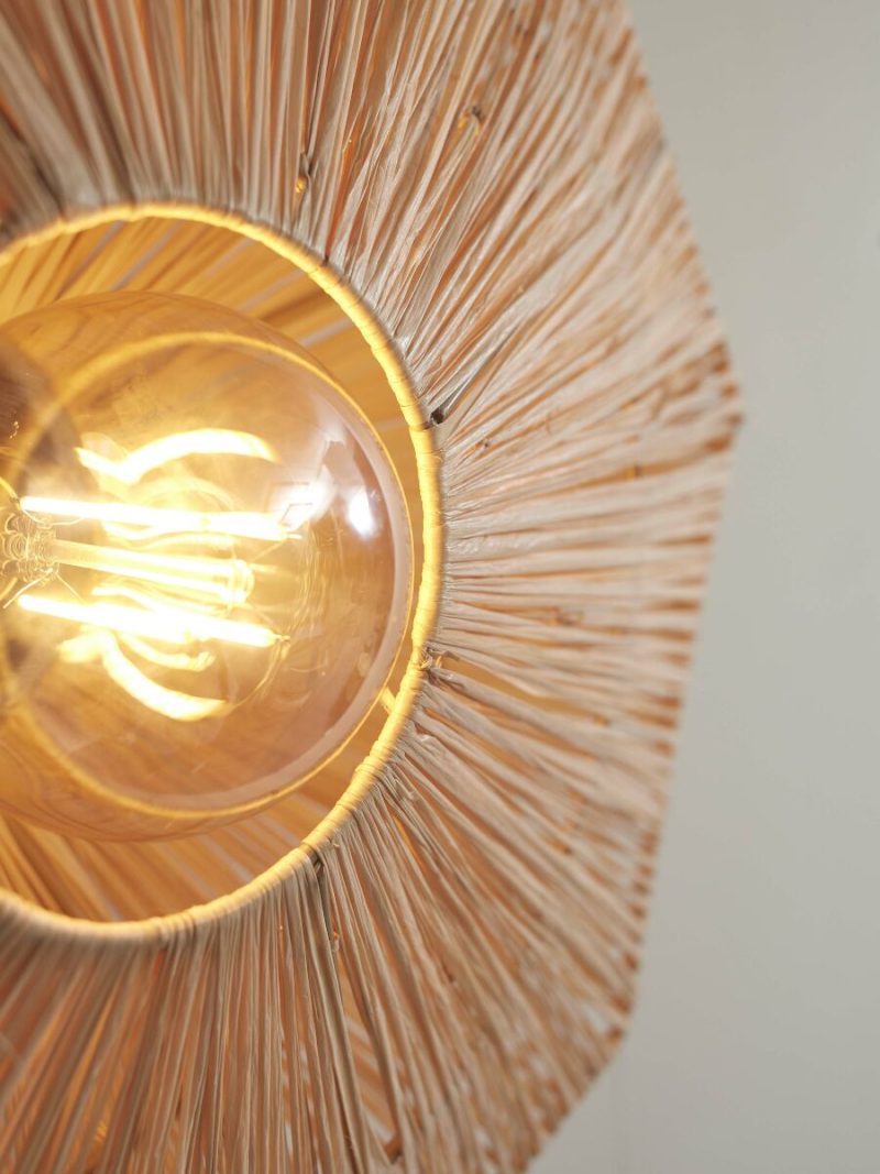 Plafondlamp achthoek naturel raffia GOOD&MOJO Panama - Afbeelding 4