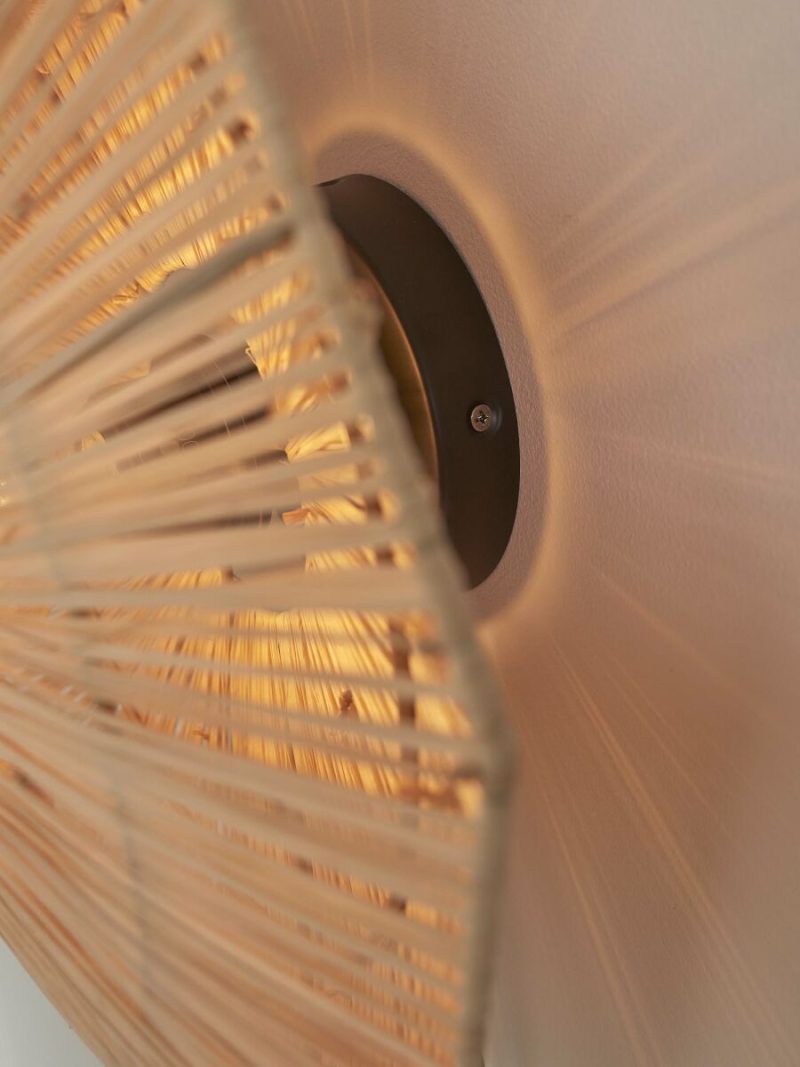 Plafondlamp achthoek naturel raffia GOOD&MOJO Panama - Afbeelding 7