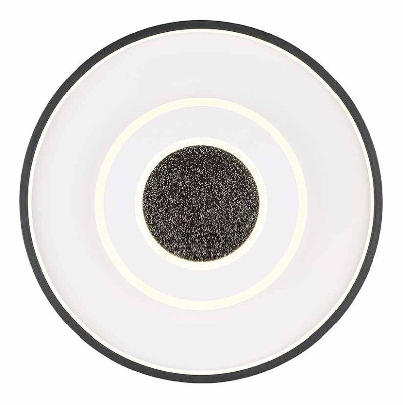 Plafondlamp hightech rond grijs L Globo Brienna - Afbeelding 2