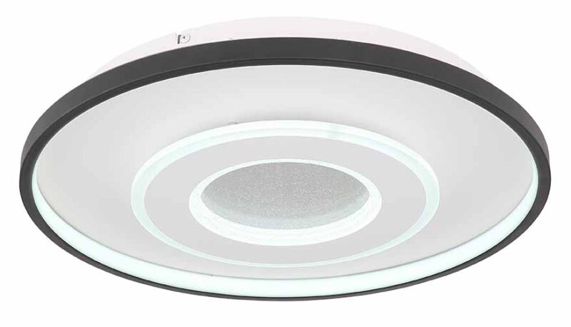 Plafondlamp hightech rond grijs L Globo Brienna - Afbeelding 4
