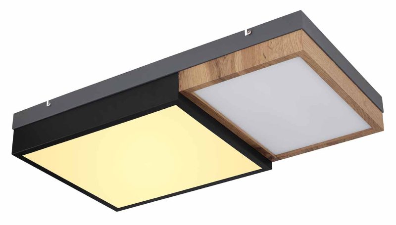 Plafondlamp wit modern metaal Globo Gundi - Afbeelding 4