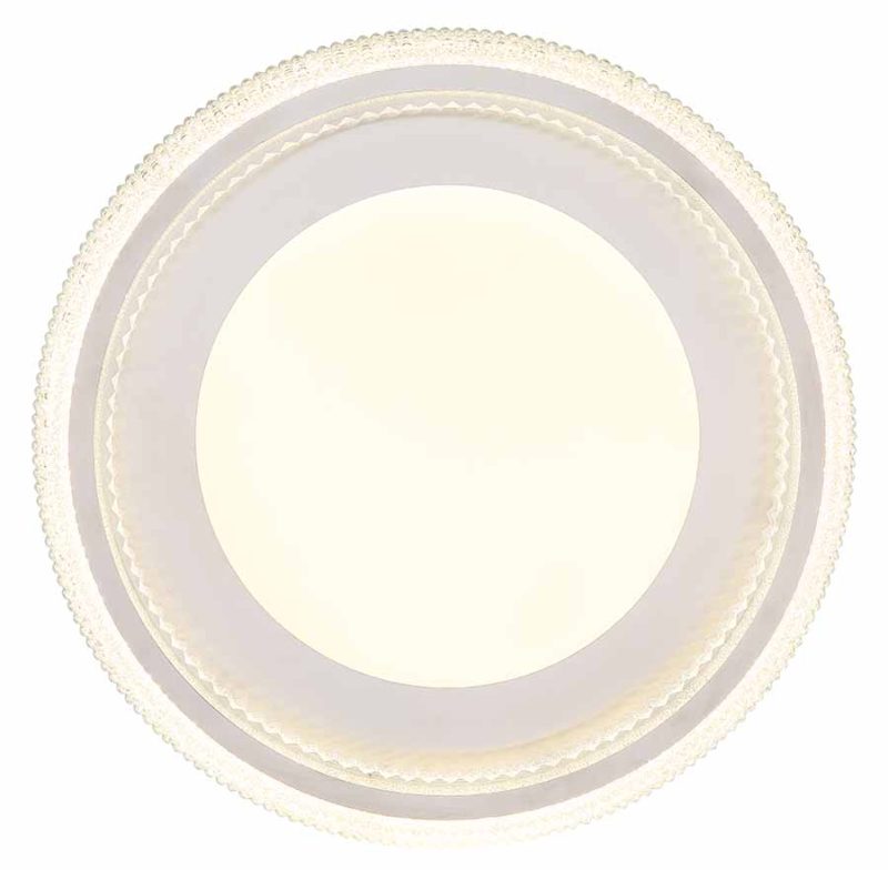 Plafondlamp wit modern rond Globo Sharper - Afbeelding 2