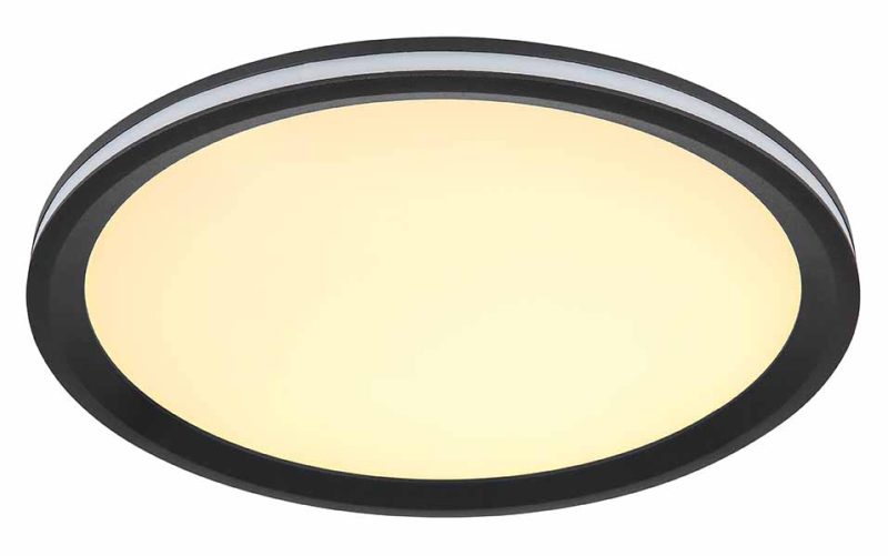 Plafondlamp zwart modern metaal Globo Belissa - Afbeelding 3