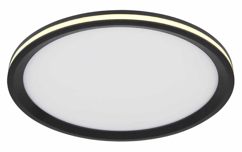 Plafondlamp zwart modern metaal Globo Belissa - Afbeelding 4