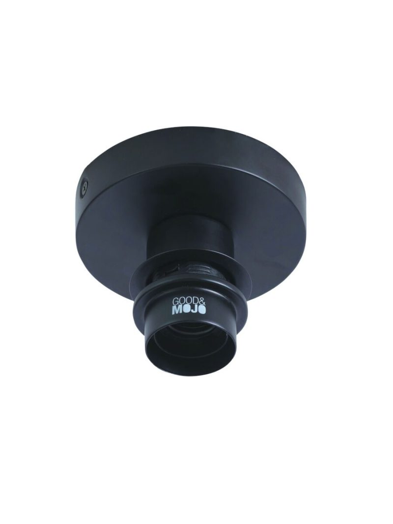 Plafondlamp zwart/naturel zeegras koepelvorm GOOD&MOJO Andros - Afbeelding 7