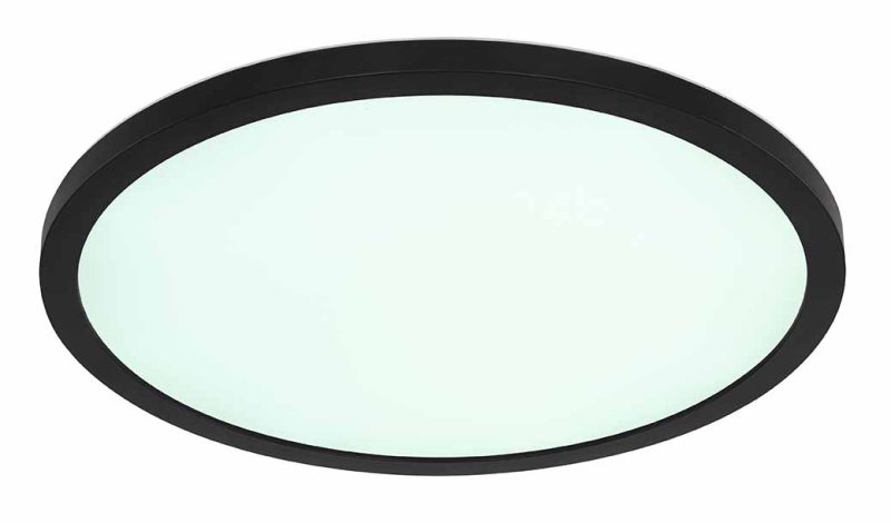 Plastic plafondlamp modern zwart Globo Sapana - Afbeelding 4