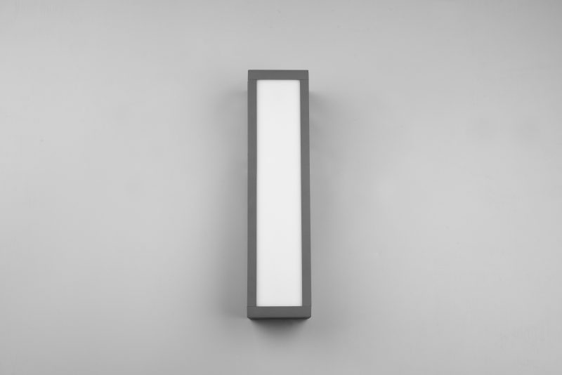 Rechthoekige moderne antracieten wandlamp Fuerte - Afbeelding 3