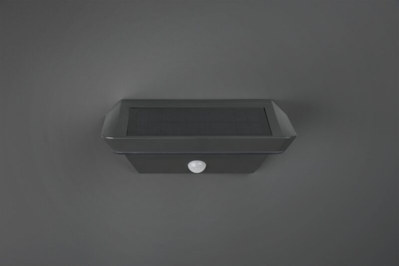 Rechthoekige solar buiten wandlamp antraciet Mendoza - Afbeelding 3
